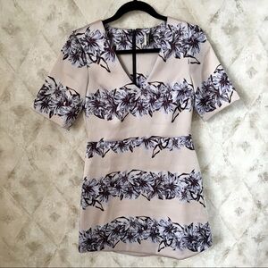 Topshop floral mini dress